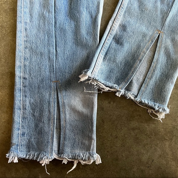 EB Denim Blue Straight Leg Jeans - Picture 9 of 9